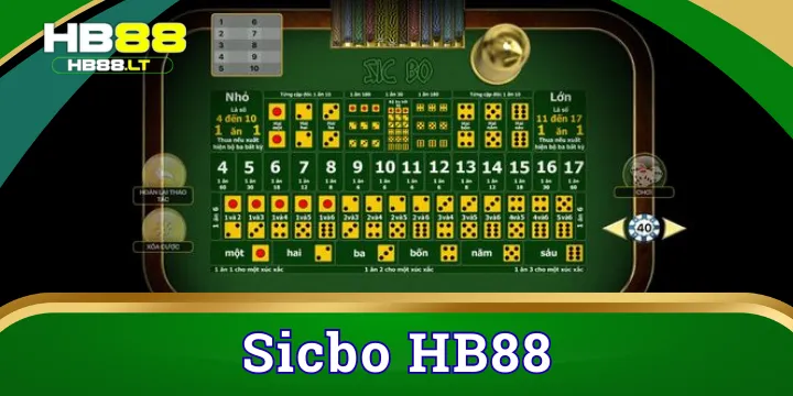 Sicbo - Hội tụ các sòng bài cược casino HB88 hấp dẫn